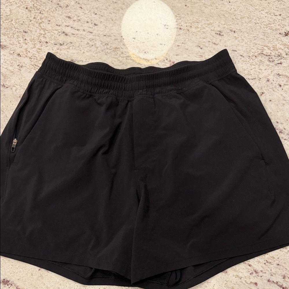 Lululemon Pace Breaker Black Athletic Shorts